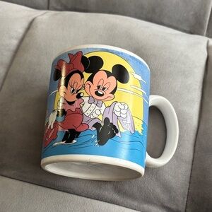 Walt Disney Mugs Applause- Disney Mickey and Minnie Sunset Date Mug